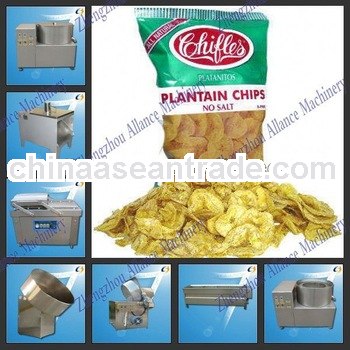 automatic 30-150kgh fried plantain chips processing machinery