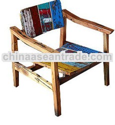 CHAIR MADE OF OLD BOAT WOOD BWC26