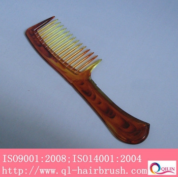beauty double color wide tooth hair cutting comb