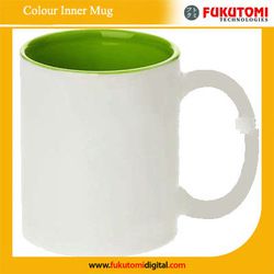 sublimation inner color ceramic mug