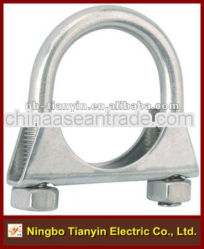 carbon steel U bolt exhaust pipe clamp