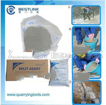 cement paste for stone cracking