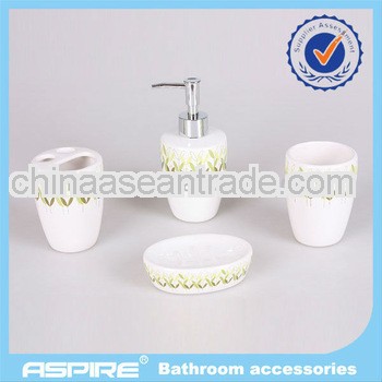 ceramic bathroom accessories set