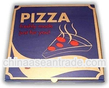 cheap brown paper customized pizza box,pizza packaging and pizza packing box