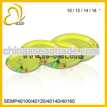 cheap melamine oval plate with different size