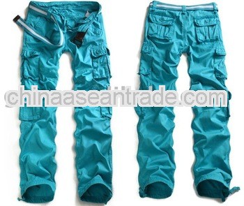 color fashion Lady Cotton Cargo Pants --04