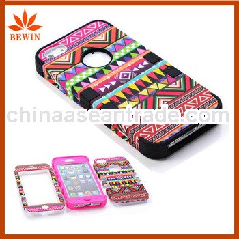 colorful design mobile phone cover for iphone 5g 2 in 1