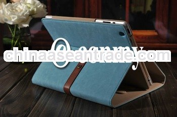 crocodile PU leather for ipad protective case cover with dormancy fuction