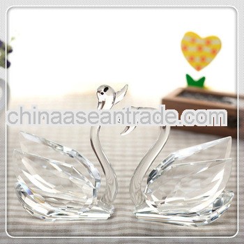 crystal swan mould for wedding decoration and souvenir