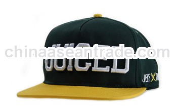 custom 2 tone SNAPBACK CAP embroidery flat brim baseball cap
