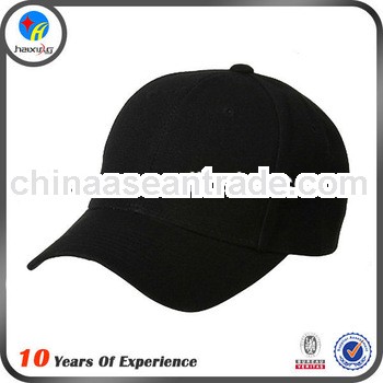 custom plain black 5 panel baseball cap