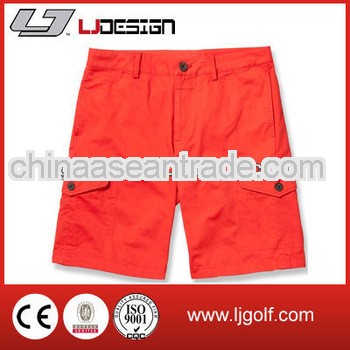custom polyester fashion golf cool red shorts