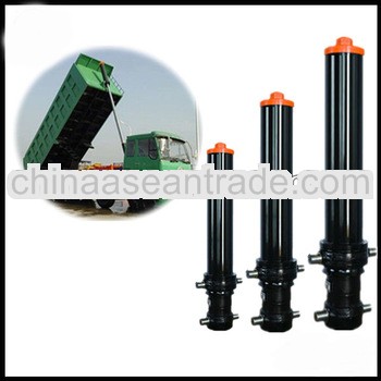 dump truck telescopic hydraulic cylinder /cylinder for trucks/chrome plated/ISO9001