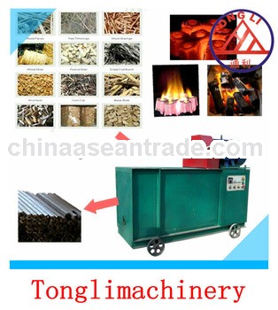 economic agro waste briquettes charcoal machine/new type Tongli charcoal machine