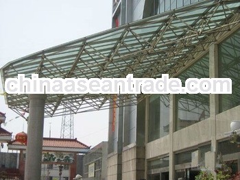 economical galvanized steel structure door canopy