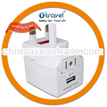 factory price best selling all in one travel adapter with usb port