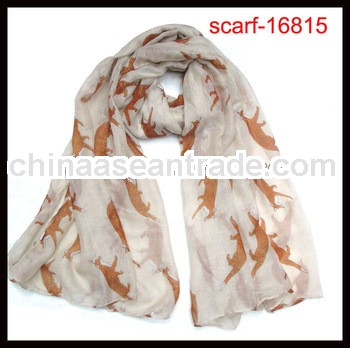 fashion animal print china scarves wholesaler
