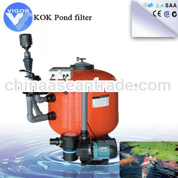 fish pool integrated sand filter system