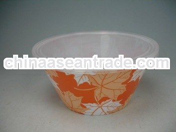 food grade PP salad Bowl with cover