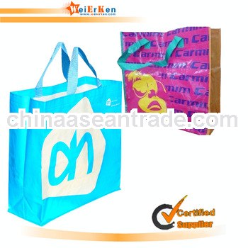 free sample and pp laminated recycle tote bag for sale