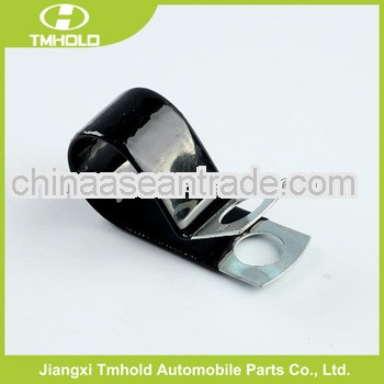 galvanized steel pipe clamp with insulated plastic p-clips