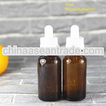 glass bottles for eliquid 30ml with childproof dropper
