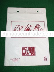 Header bags, blocked bags, plastic bags, HDPE bags, header bag