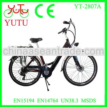 high power electric cycle for lady/brushless motor electric cycle for lady/with PAS electric cycle f