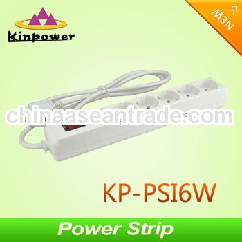 high quality italian style 6 outlet switched power strip