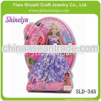 hot selling princess doll promotional gift dream 2013 new design with single gift box packaging diff