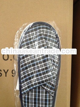 hotel terry towel slippers with printing logo