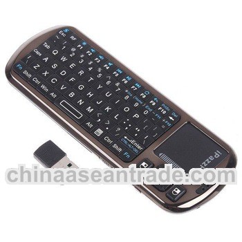 iPazzPort 2.4G Mini Handheld Wireless Keyboard with IR Remote & Laser Pointer