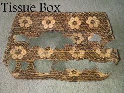 Tissue Box From Coconut Shell