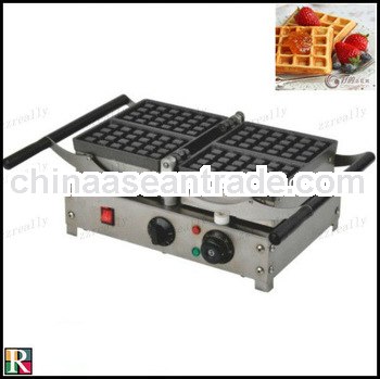 industrial rotatable OEM with CE belgian waffle maker