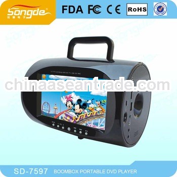 kid friendly portable dvd player 7inch mini portable dvd with game