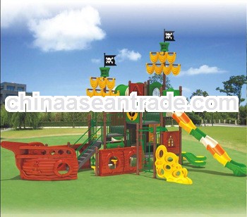 kids outdoor pirate ship playgroud slide for sale (KYH-05401)