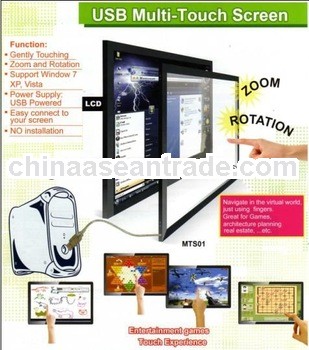 large sizes 32inc--120" IR(infrared) multi touch frame(screen)