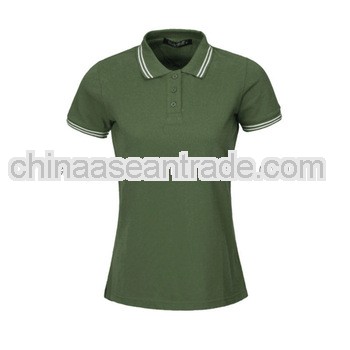latest design high quality women polo shirt