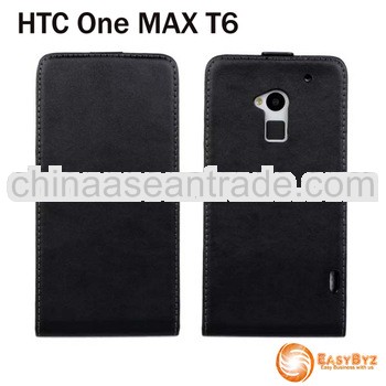 leather flip case for htc one max t6 leather flip case