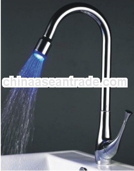 led thermostatic kitchen faucet without battery