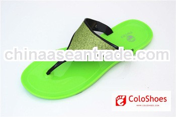 light green sunshine outdoor jerry girls slippers