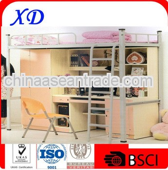 mesh wire bunk bed for school furniture metal bunk bed