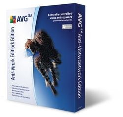 AVG Anti-Virus Network Edition software 110 Computers 2 Years