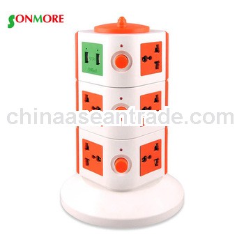 multi universal electric switch and sockets for 220V&waterproof usb socket