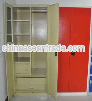 multipurpose steel wardrobe with 4 doors