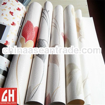 natural flower wallpaper from china floral viny wallpaper