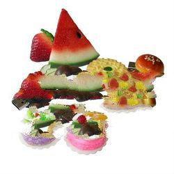 Customized PVC Thumb Drive as Sushi, Fruit,Cake shape