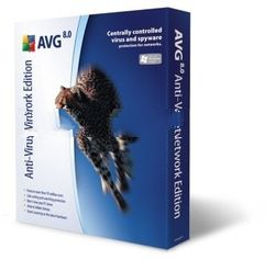 Avg Anti-Virus Network Edition software 5 Computers 2 Years