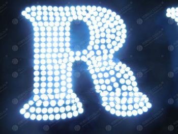 perforating LED lamp bead letters