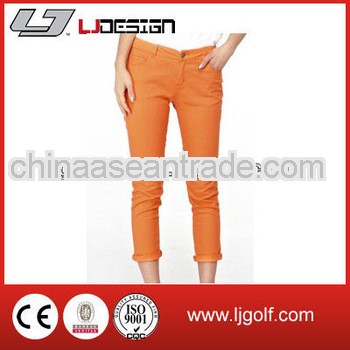 polyester fashion custom bright golf trousers